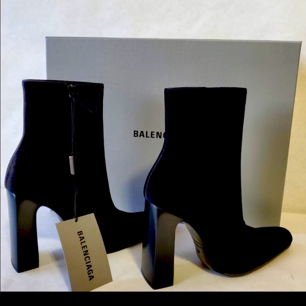 Balenciaga black booties